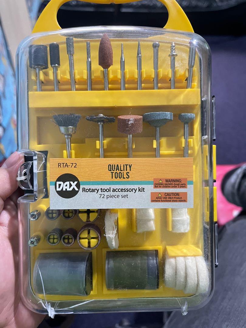Rotary grinder tool set (Category: Construction Tools & Equipment) located in Manila. Submitted by joeyroque09 (Listing ID 1143538273, Image 2). Description: 09177110098 Rotary grinder tool 72pcs per set Php 600.