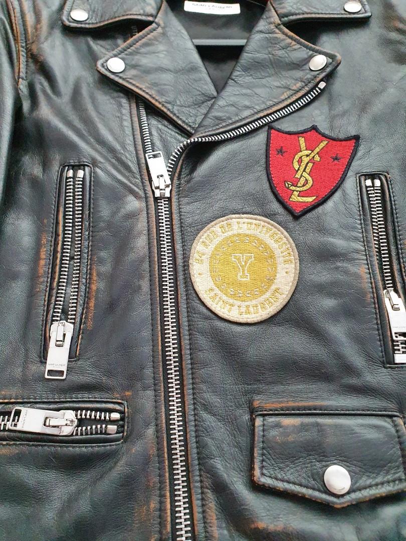 G eazy saint online laurent leather jacket
