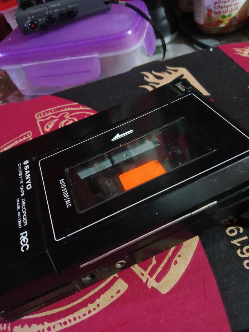 Sanyo Cassette Player Recorder (Category: Portable Music Players) located in Antipolo. Submitted by carnagevisors1990 (Listing ID 1129078981, Image 1). Description: Vintage Sanyo Cassette Player Recorder, As Is Condition. speaker meron sound. earphones jack gana. nagplay pero bumabagal minsan.ff rew humihinto. possible belt replacement. not sure but yun lang issue. Good for collection, display, restoration, parts. Location,Antipolo..