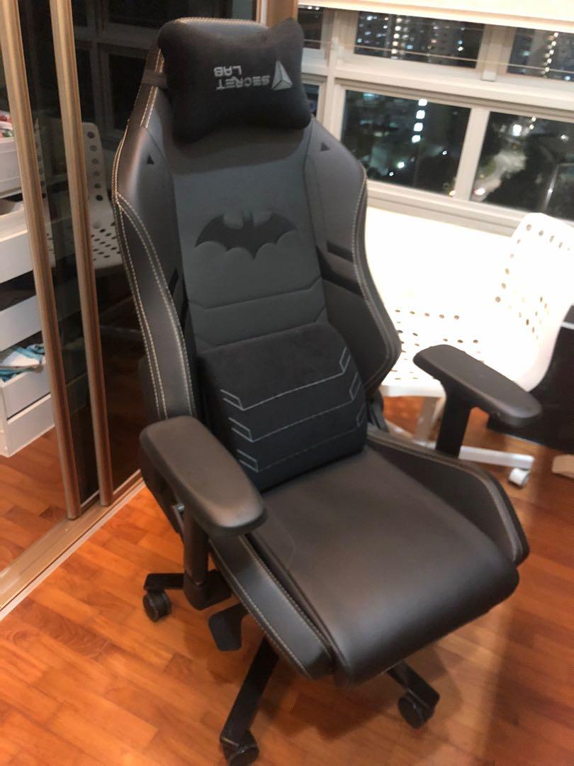 Secretlab chair batman, Furniture & Home Living, Furniture, Chairs on Carousell