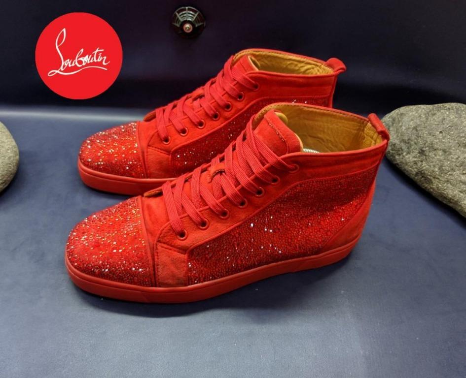 Louboutin best sale diamond boots