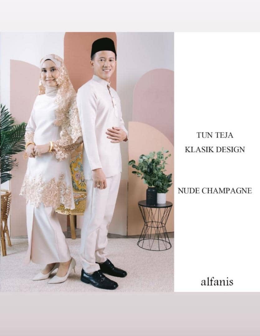 Set Nikah Tun Teja By Alfanis Lelaki And Perempuan Womens Fashion