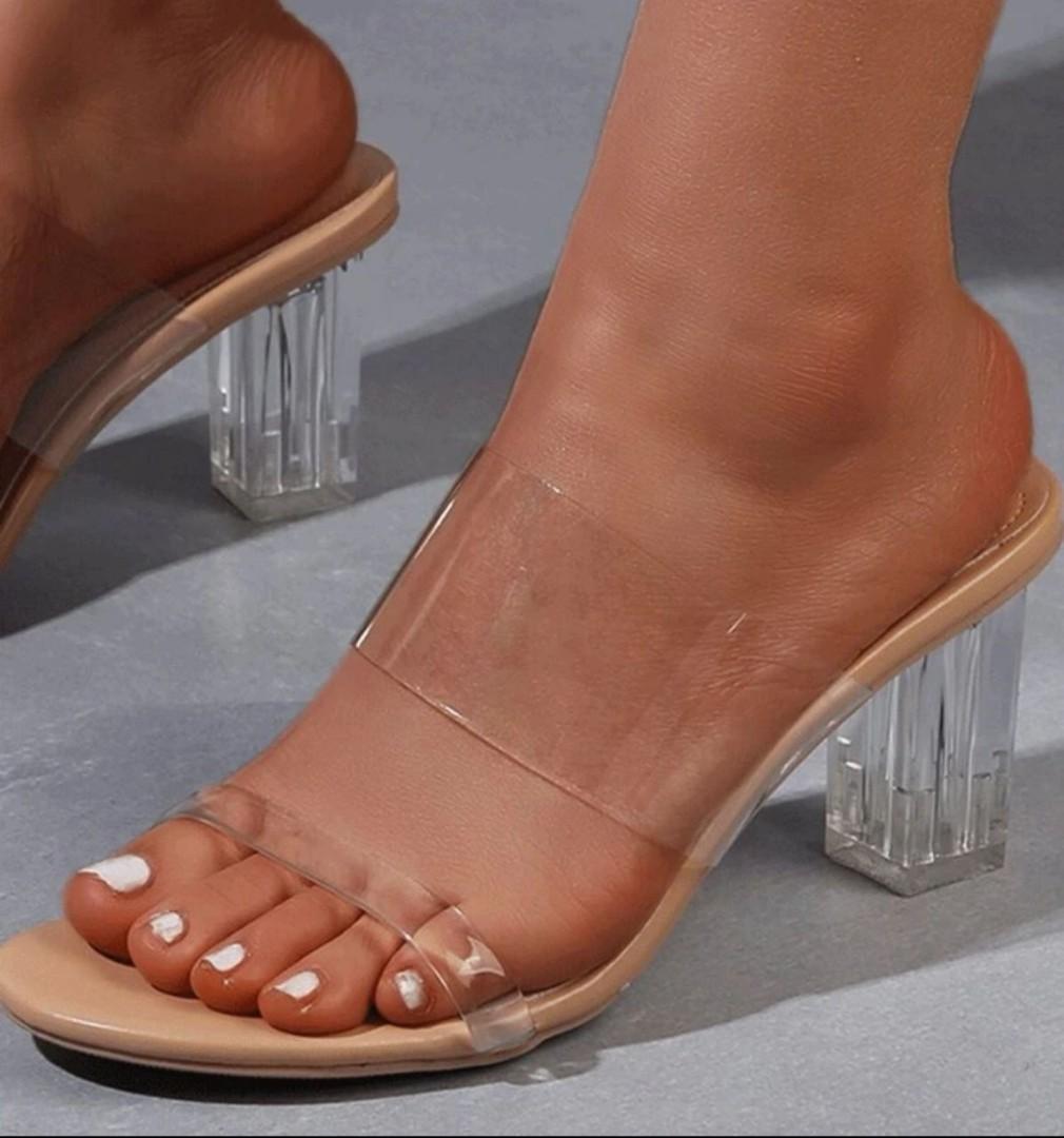 Shein discount transparent heels