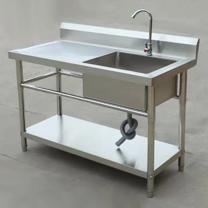 Stainless Steel Sink Commercial Kitchen Sink Basin, Furniture & Home