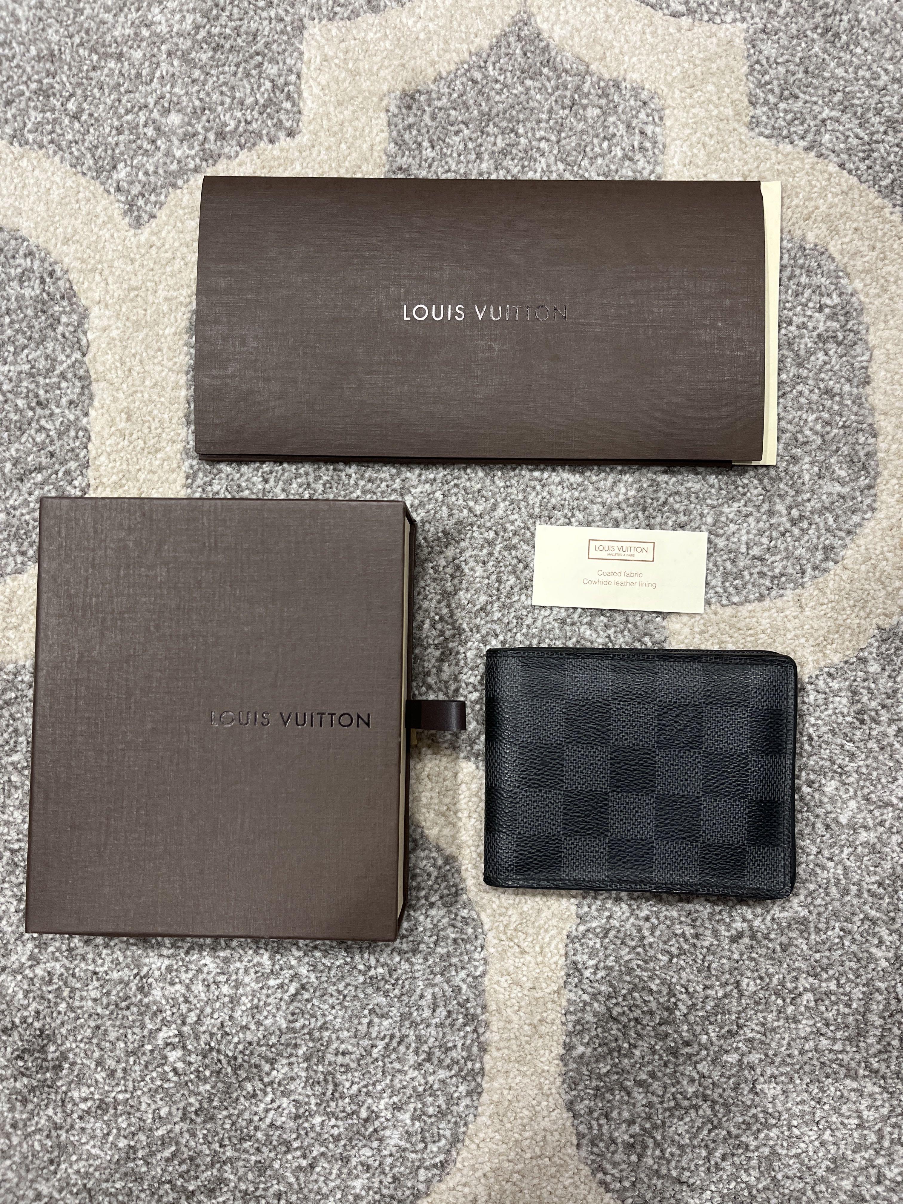 Louis Vuitton N63261 Slender Wallet , Grey, One Size
