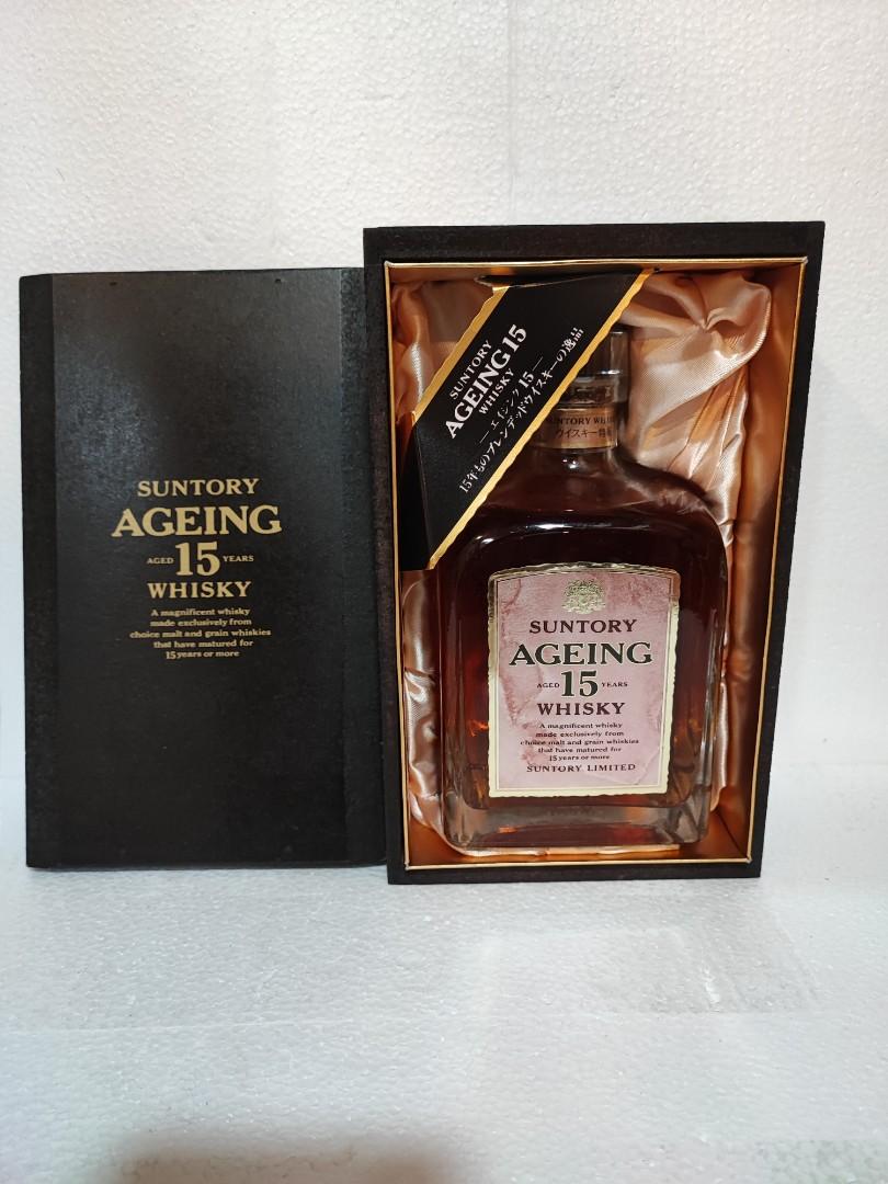 サントリーウィスキーハープ型ボトルAgeing 15