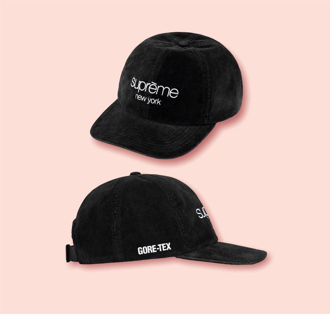SUPREME GORE TEX CORDUROY 6PANEL CAP