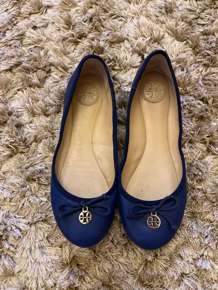 Tory burch shop blue flats