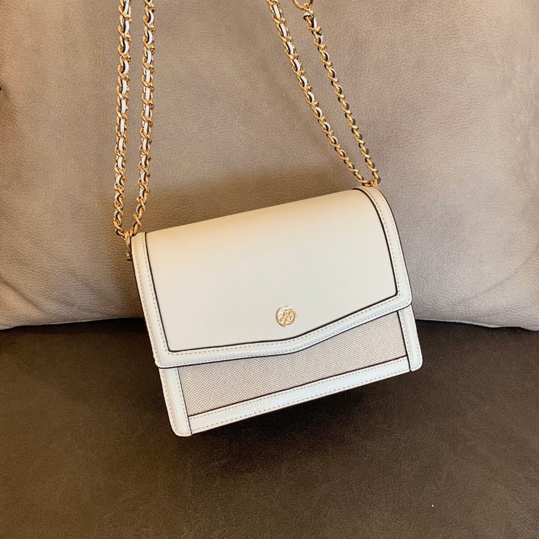 Tory Burch Robinson Canvas Floral Convertible shoulder bag