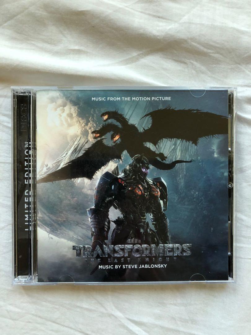 Transformers The Last Knight Soundtrack by Steve Jablonsky (2 CDs