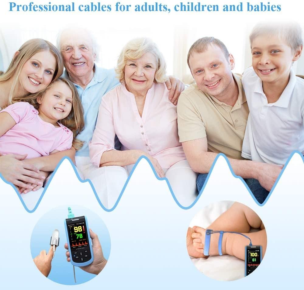 Viatom Handheld Pulse Oximeter for Adults and Baby, Up to 580 Hours of