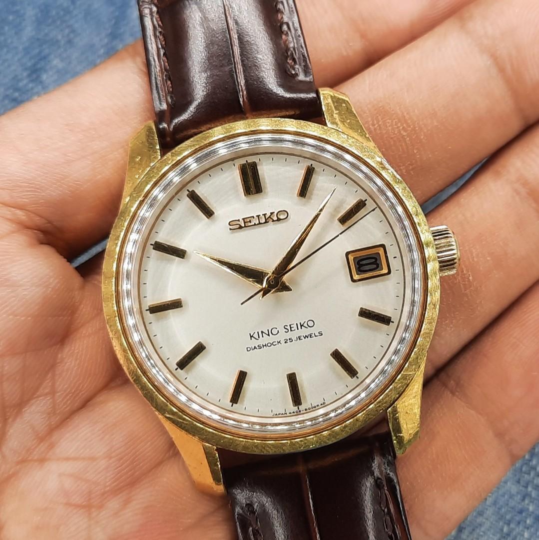 Vintage King Seiko 4402-8000 Diashock 25 Jewels (Proof) Automatic Men's  Watch, Men's Fashion, Watches & Accessories, Watches on Carousell
