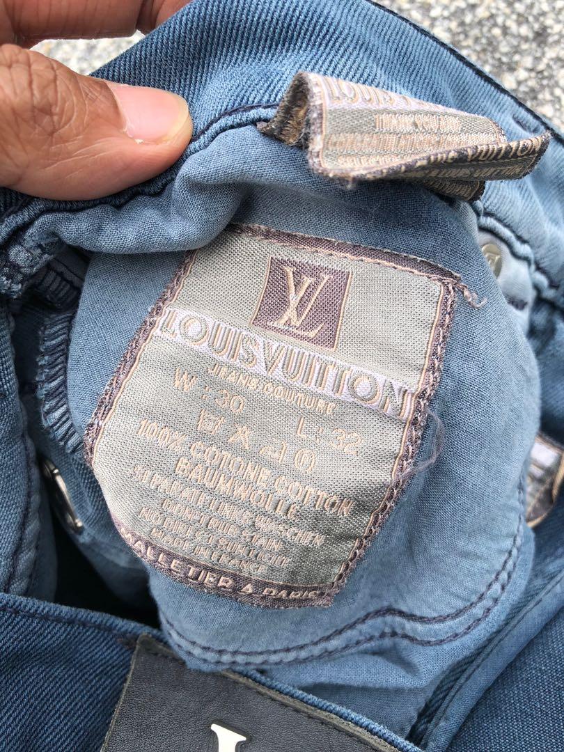 Vintage luxury LOUIS VUITTON denim jeans Size 31, Luxury