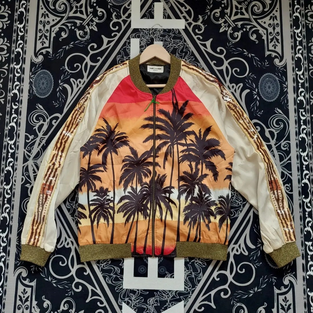 Yves Saint Laurent palm trees jacket