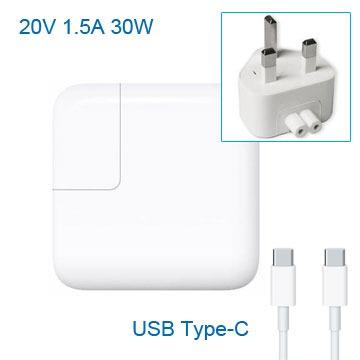 30W USB C Power Adapter Charger for MacBook Air 13 inch A2179 A2337 iPad Pro