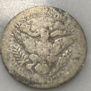 1897 United States “O” barber quarter dollar coin