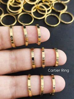 18K Saudi Gold lightweight Cartier ring