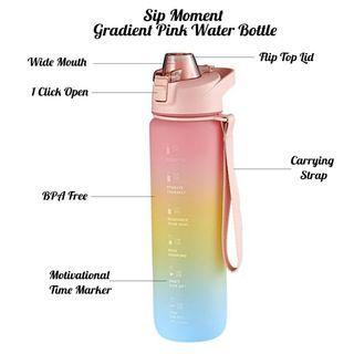 You Got This Living Motivational Water Bottle with Straw & Handle,One Gallon Water Bottle 128 oz/3.8L,Reusable Water Jug, Achieve All-Day Hydration