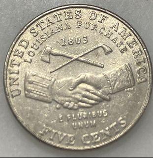 2004 United States five cents