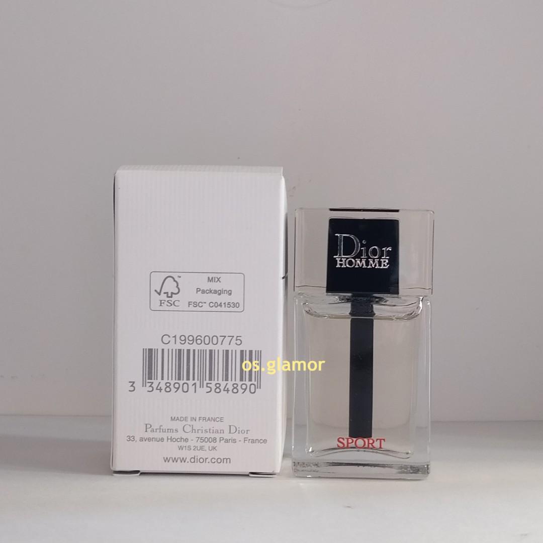 DIOR Homme Sport Eau De Toilette 10ml Beauty Personal Care