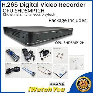 2K+ 5MP 8Channel Digital Video Recorder with 4Channel IP Support