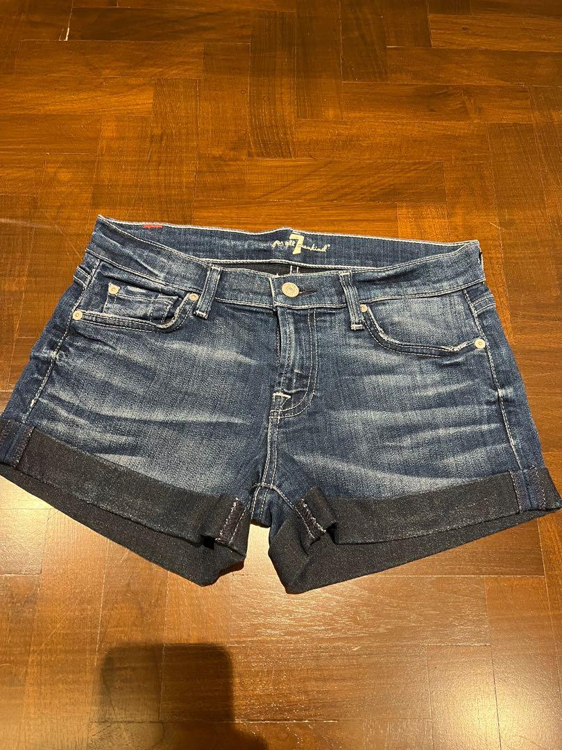 7 for all mankind denim shorts -26 