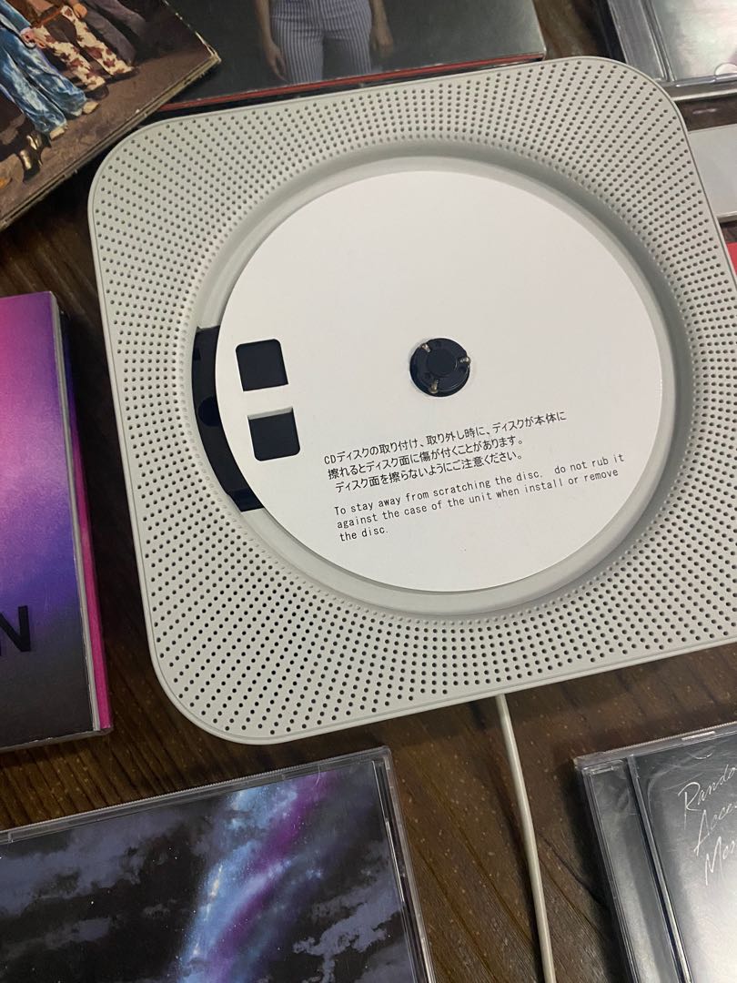 正版！正貨 ！無印良品 掛牆式 CD機 MUJI Wall Mounted CD Player 已停產, 音響器材, 音樂播放裝置 MP3及
