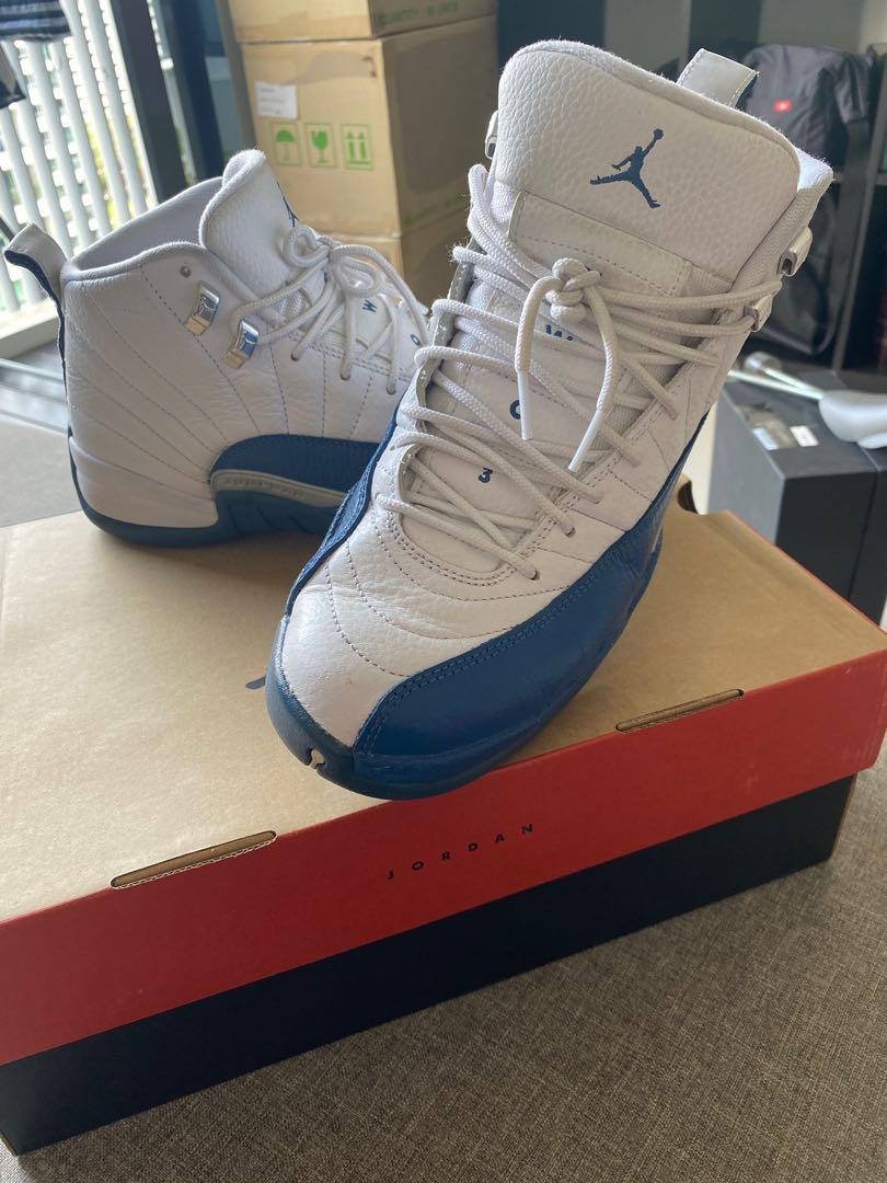 Jordan 12 hotsell red and blue