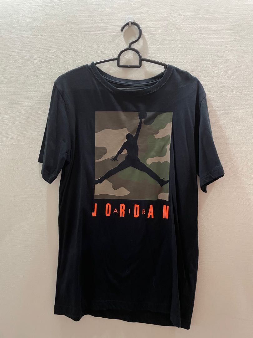 air jordan black t shirt, Men's Fashion 