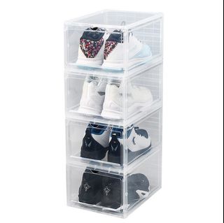 Cheap plastic shoe boxes hot sale
