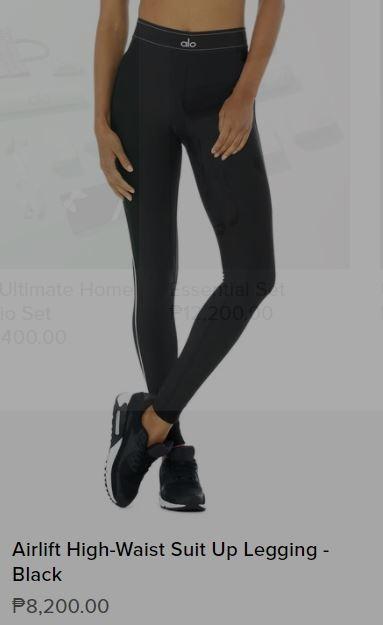 Alo Yoga Airlift High-Waist Suit Up Legging Black Size M, Women's Fashion,  Activewear on Carousell