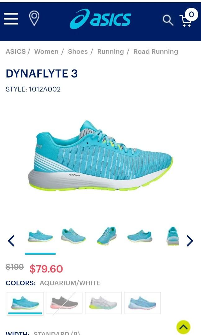 Asics Dynaflyte 3 running shoes US9.5 Women s Fashion Footwear Sneakers on Carousell