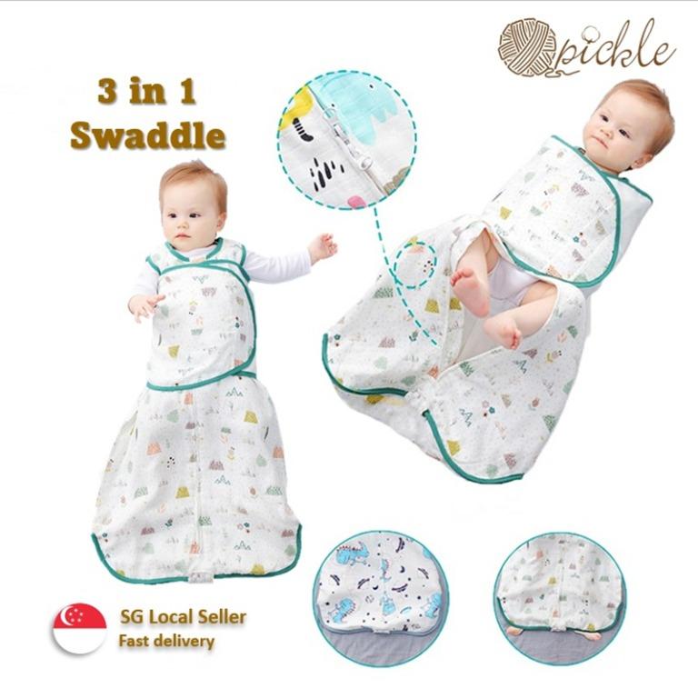 Baby Sleeping Bag Vest Sleeping Swaddle Baby Blankets Bamboo