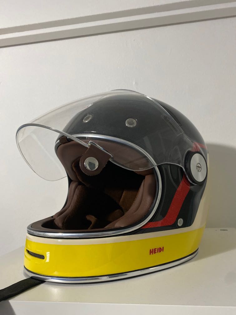 Bell cafe racer helmet, Motorcycles, Motorcycle Apparel on Carousell
