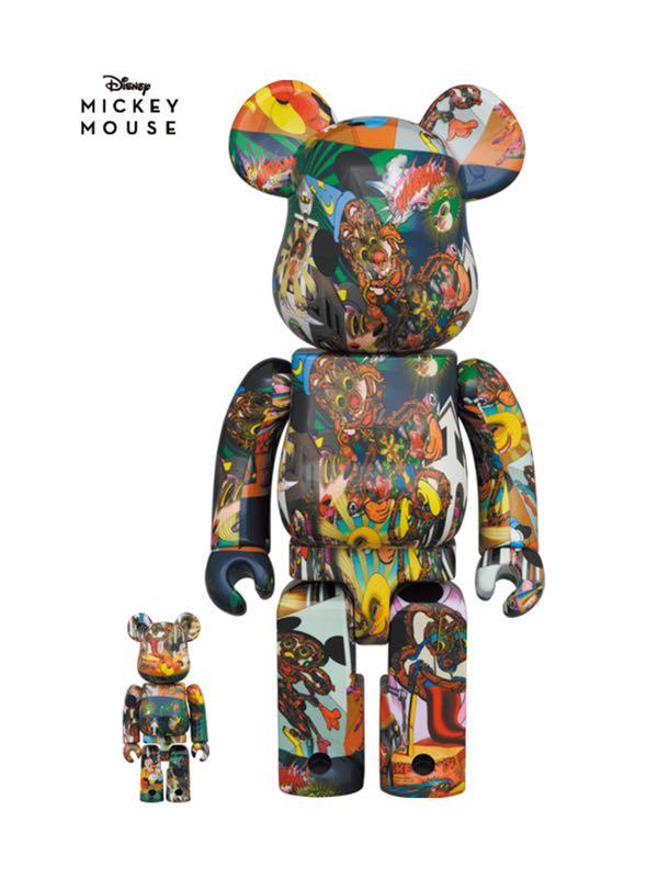 BE@RBRICK 田名網敬一 MICKEY MOUSE 100％ u0026 400％-