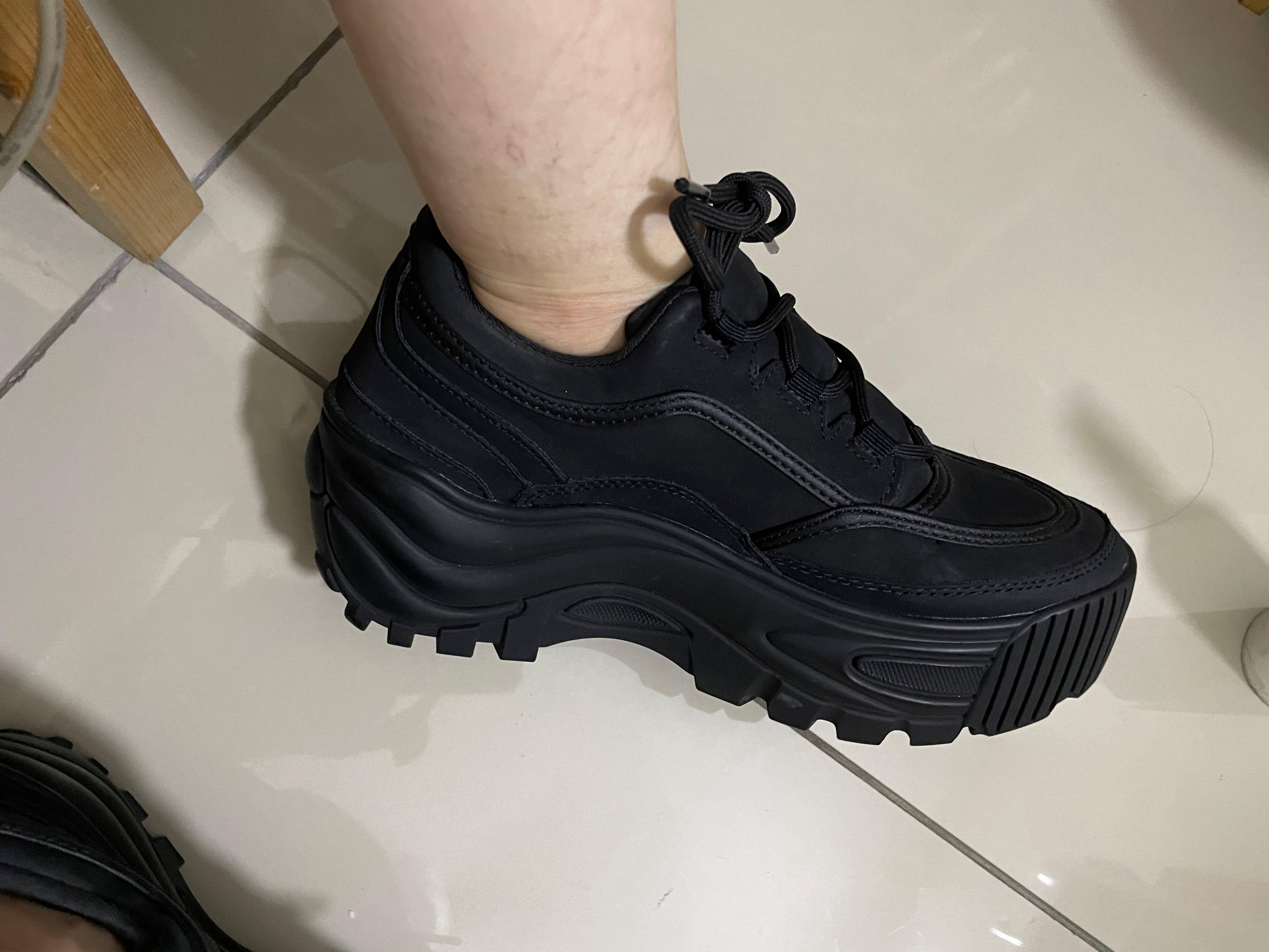 Bershka monochrome platform trainers clearance