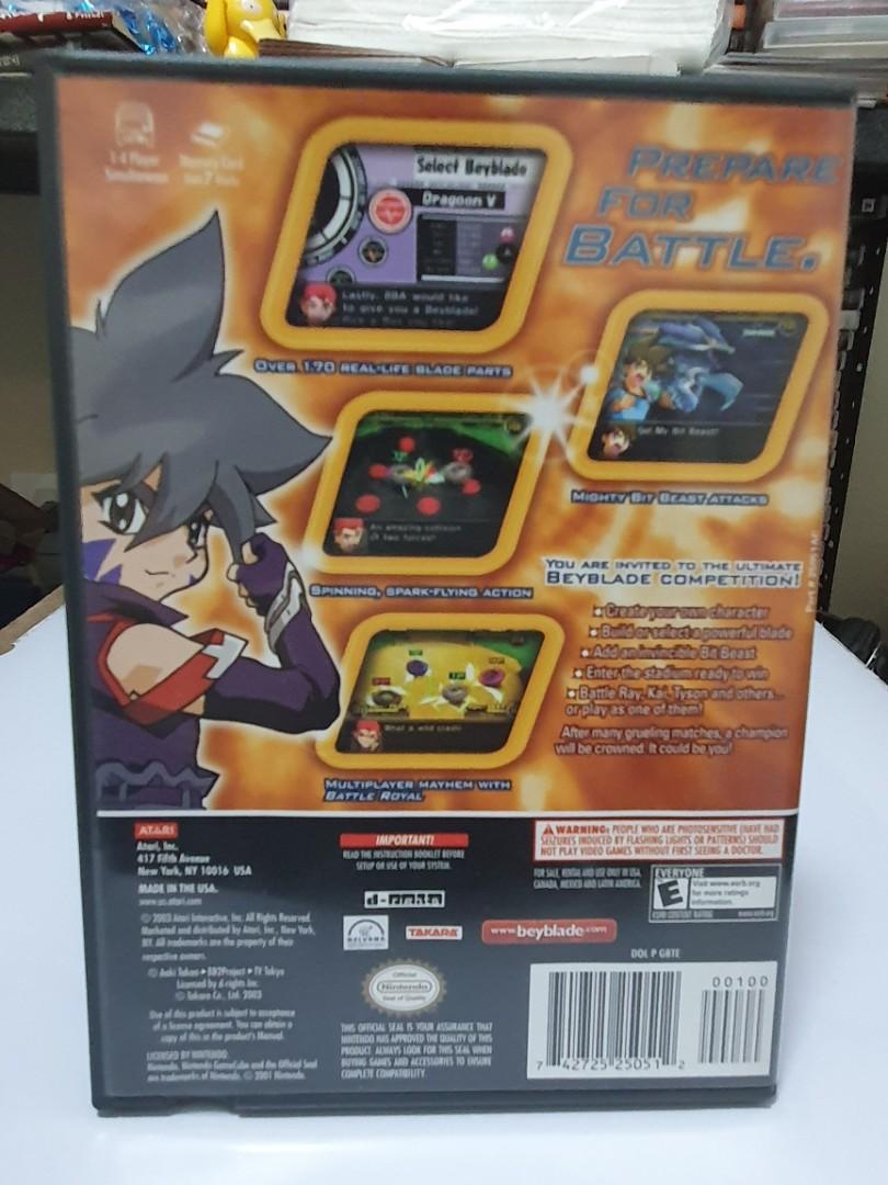 Beyblade Vforce (Nintendo, Gamecube usa) (Category: Nintendo) located in Quezon City. Submitted by itemsforadoption (Listing ID 1143777304, Image 2). Description: Rfs: Its 2022! Happy New Year everyone. Now is a time to be joyous and declutter. And I'm doing just that this season. If you're interested in a game, I'm also will to accept trade in like trading old games for a newer one. Just send a message my way Beyblade Vforce in good working cond
