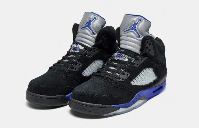 retro 5 black blue