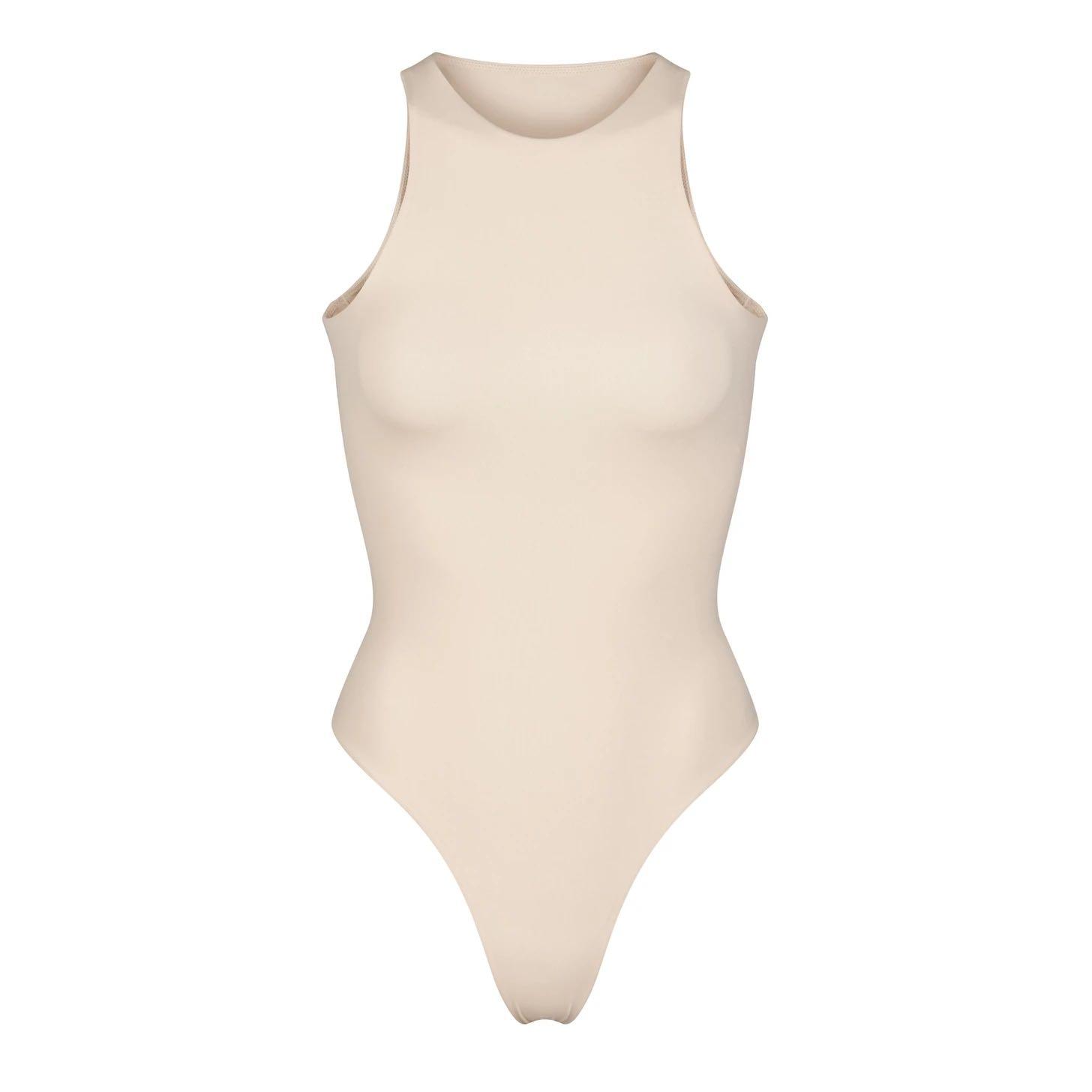 Skims fits everybody bodysuit (sand), Women's Fashion, Tops, Other Tops on  Carousell