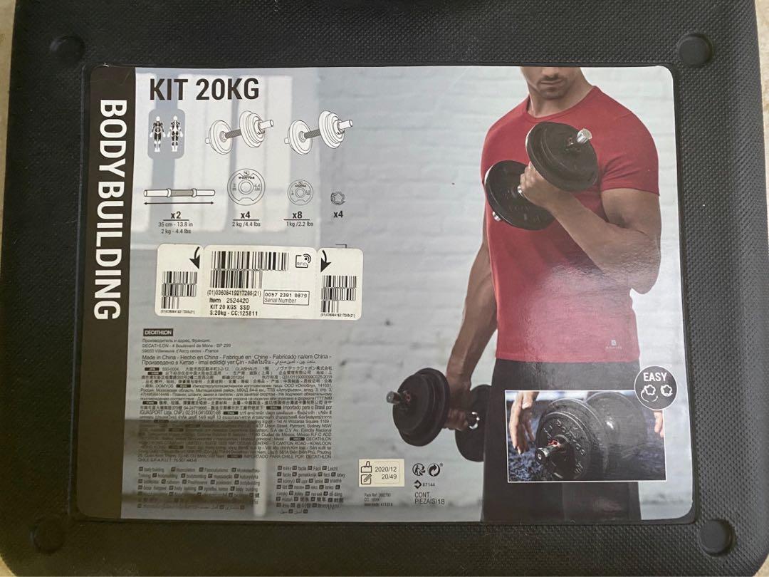 Bodybuilding kit 20kg, Sports Equipment, Sports & Games, Kites on Carousell