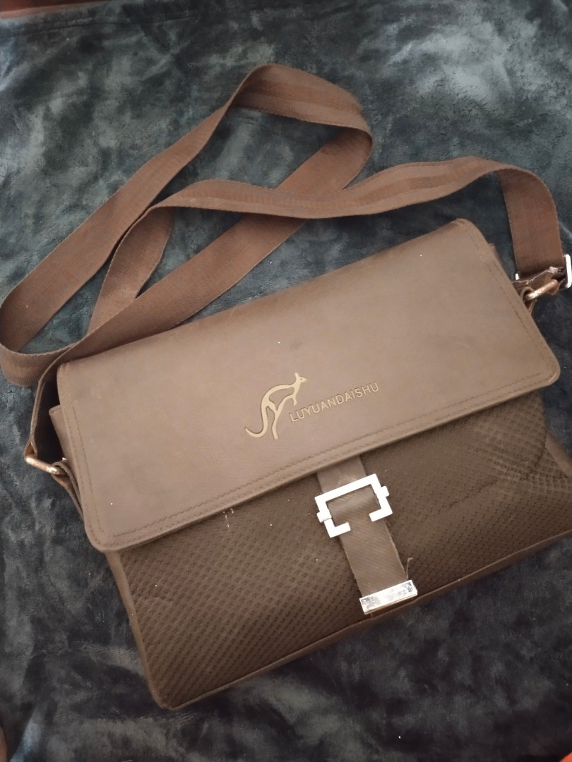 Brown Messenger Bag, Men's Fashion, Bags, Sling Bags on Carousell