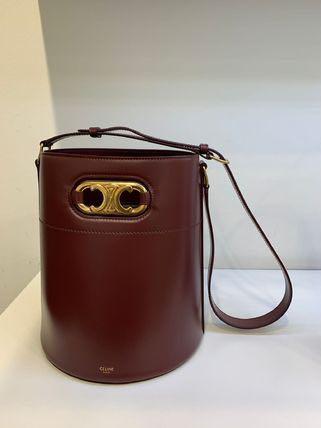 Bucket maillon triomphe in satinated calfskin shop
