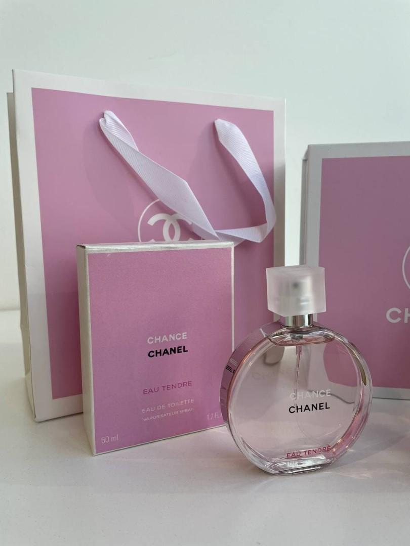 CHANEL CHANCE EAU TENDRE 50ML LIPSTICK 58 ROUGH VIE