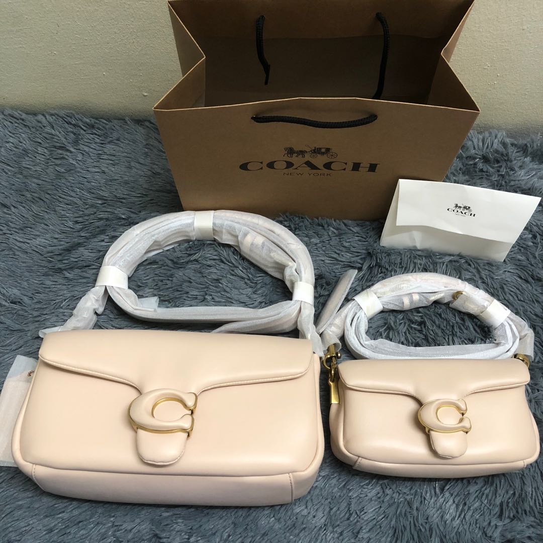 Coach Pillow Tabby 18 & 26 Ivory, Luxury, Bags & Wallets on Carousell