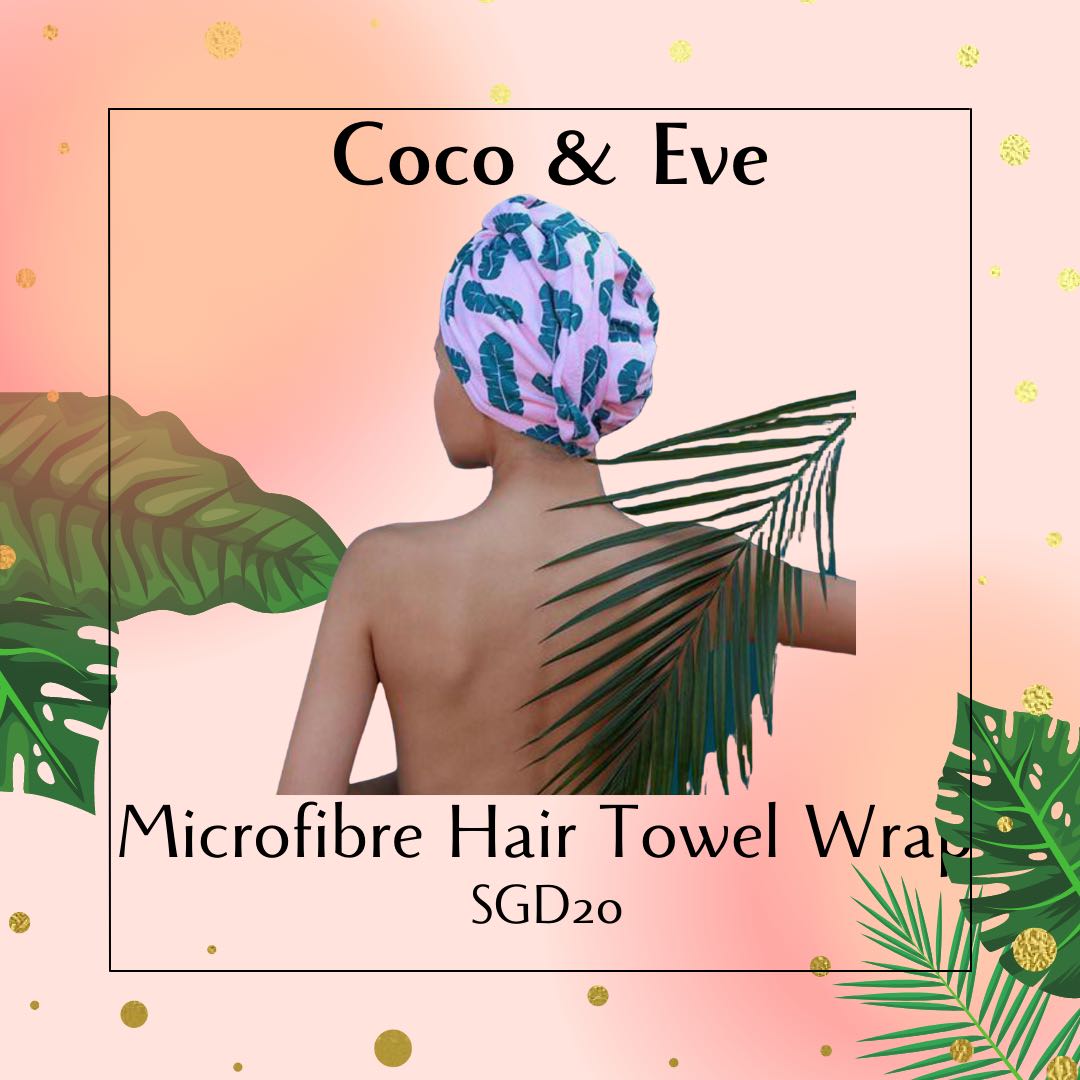 Coco & Eve Microfibre Hair Towel Wrap, Beauty & Personal Care, Hair on