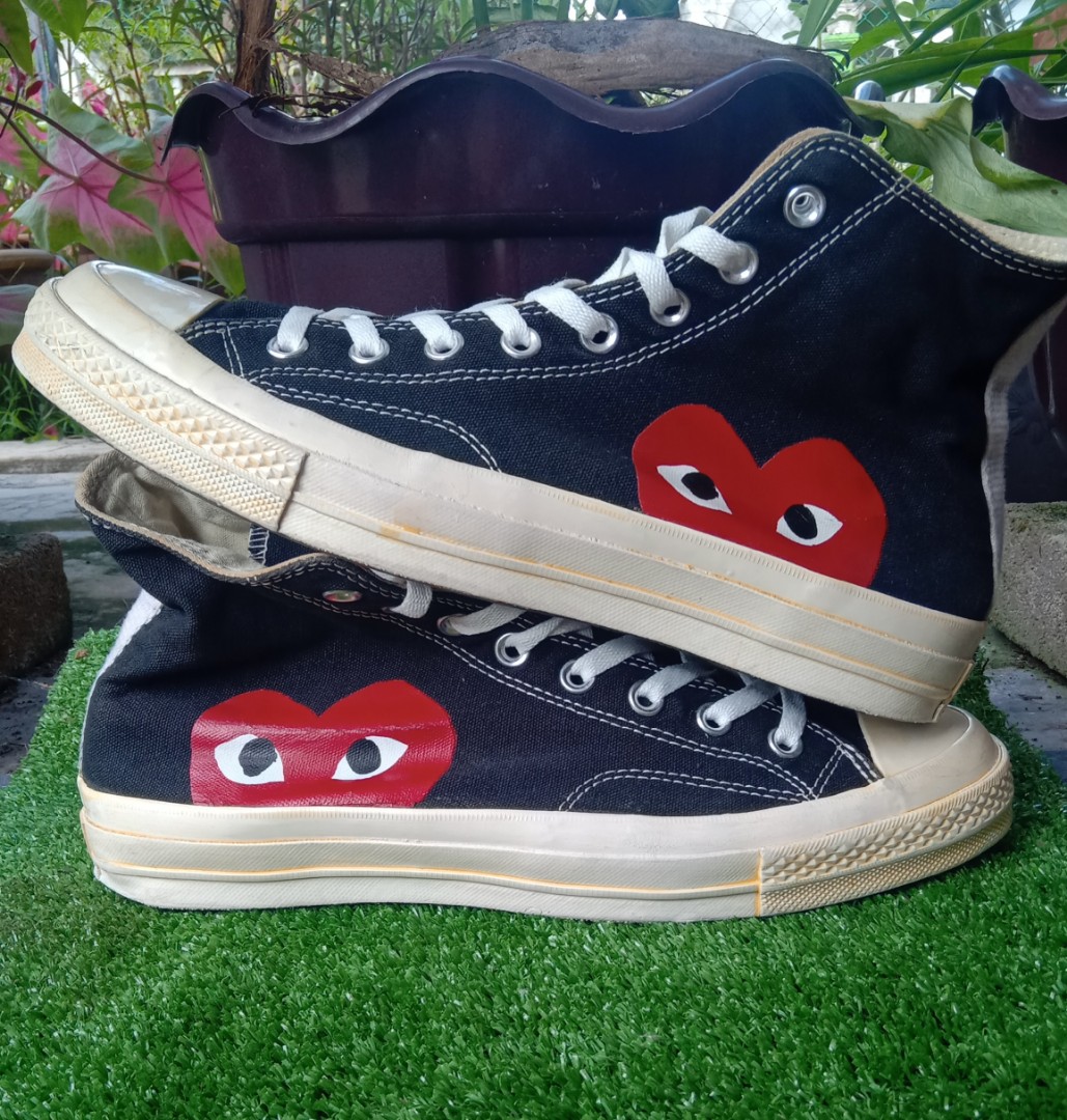 Cdg shop converse tags