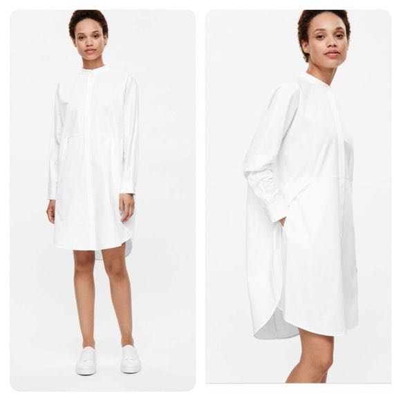 White dress cheap shirt dress