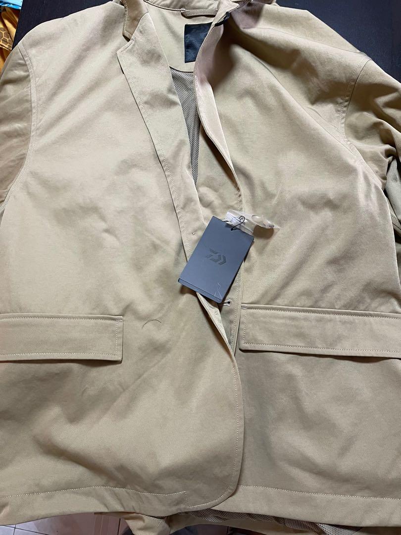 Daiwa tech loose 2B jacket twill size XL, 男裝, 外套及戶外衣服