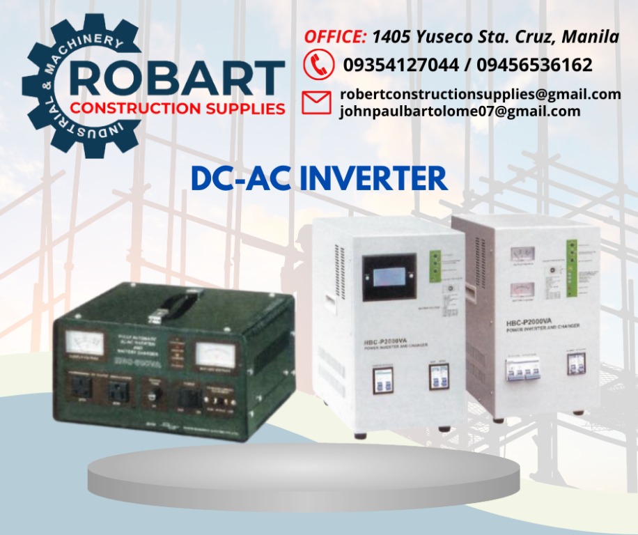 DC-AC Inverter, Commercial  Industrial, Construction Tools  Equipment on  Carousell