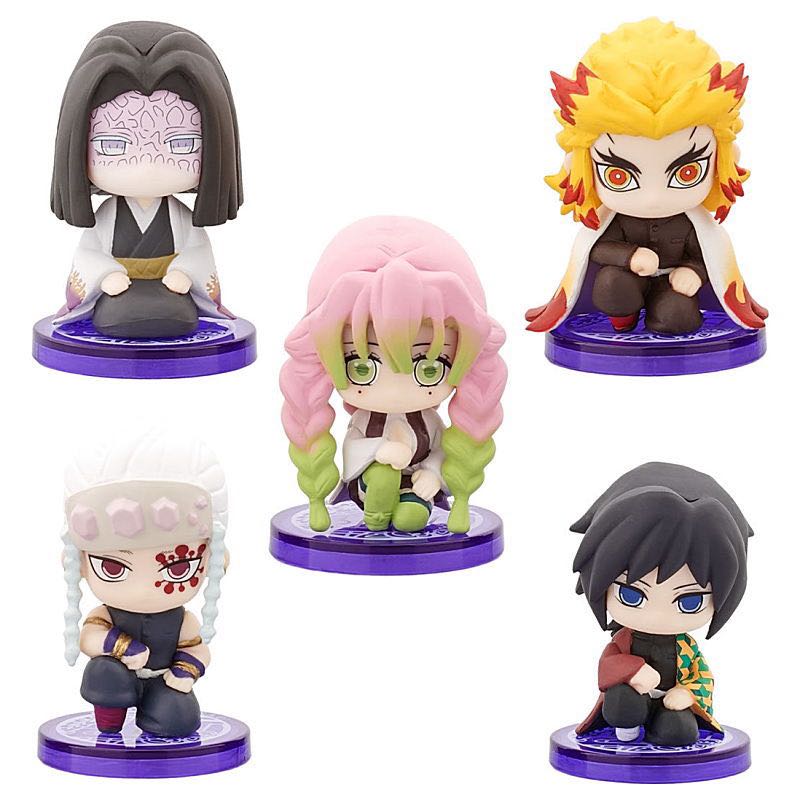 KIMETSU NO YAIBA DEMON SLAYER KYOJURO RENGOKU ONIGIRI SITTING FIGURE,  Hobbies & Toys, Toys & Games on Carousell